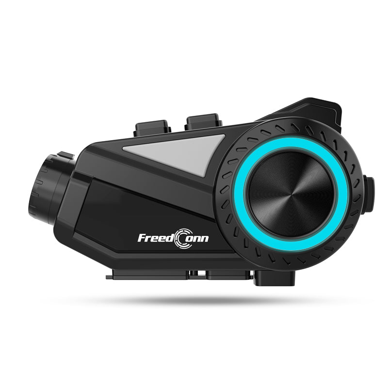 Intercom moto caméra 2K FreedConn R3 Pro - vue latérale