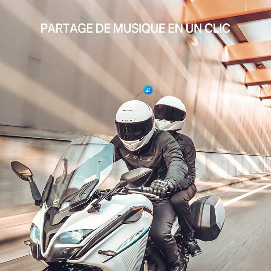 Intercom moto Mesh FreedConn FREE+ V2.0 - groupe motards