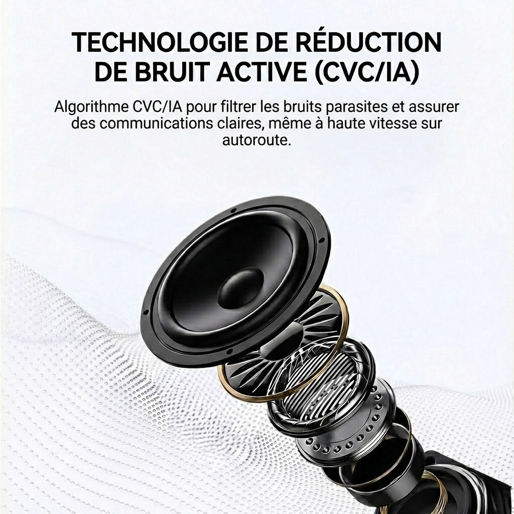 Intercom moto FreedConn FX PRO - vue dessous