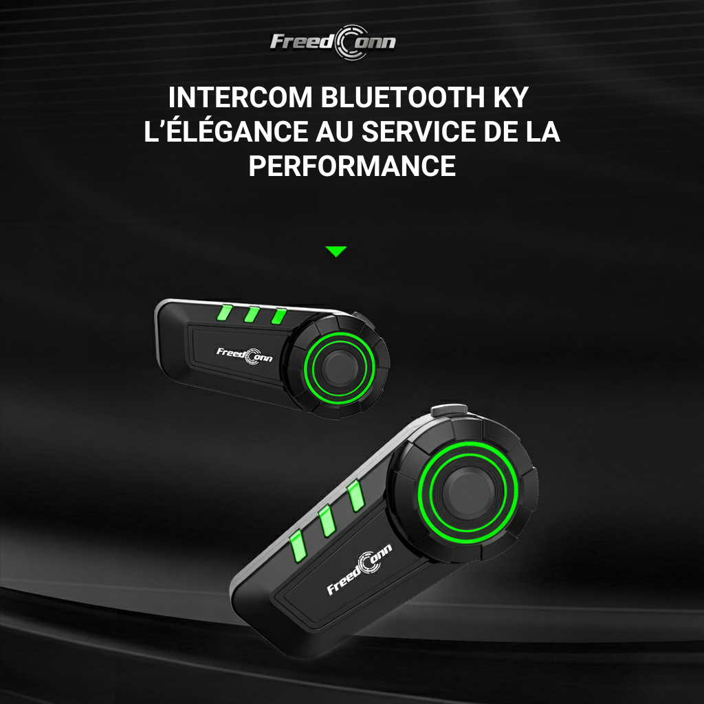 Intercom moto FreedConn KY V2 Audio Hi-Res - fixation