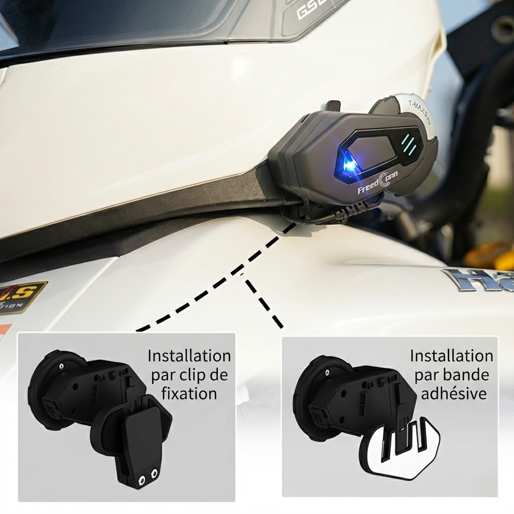 Intercom moto FreedConn T-MAX S PRO - contenu boîte