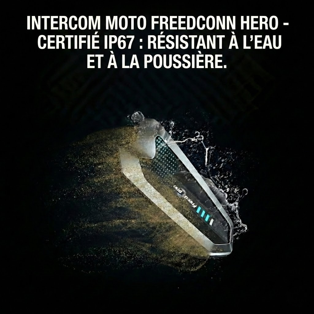 Intercom moto FreedConn HERO - haut-parleur
