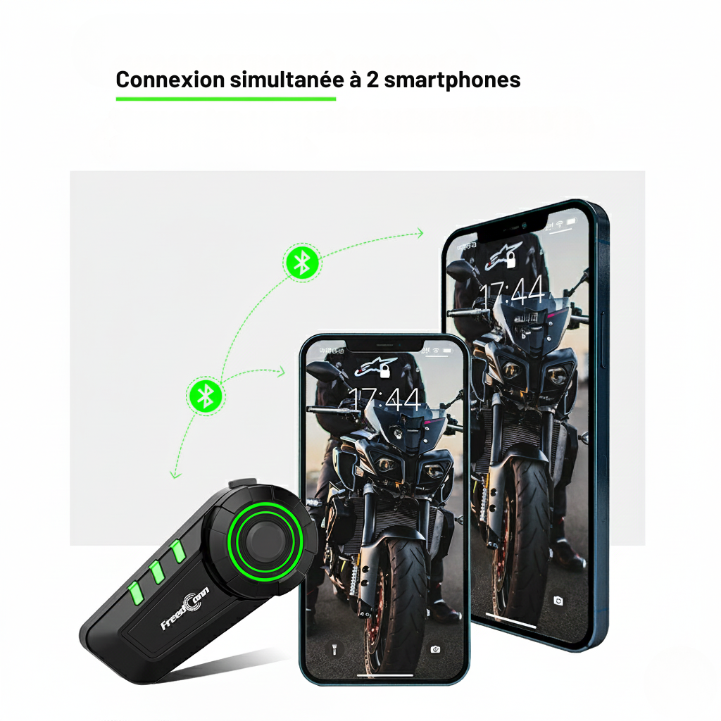 Intercom moto FreedConn KY V2 Audio Hi-Res - contenu boîte