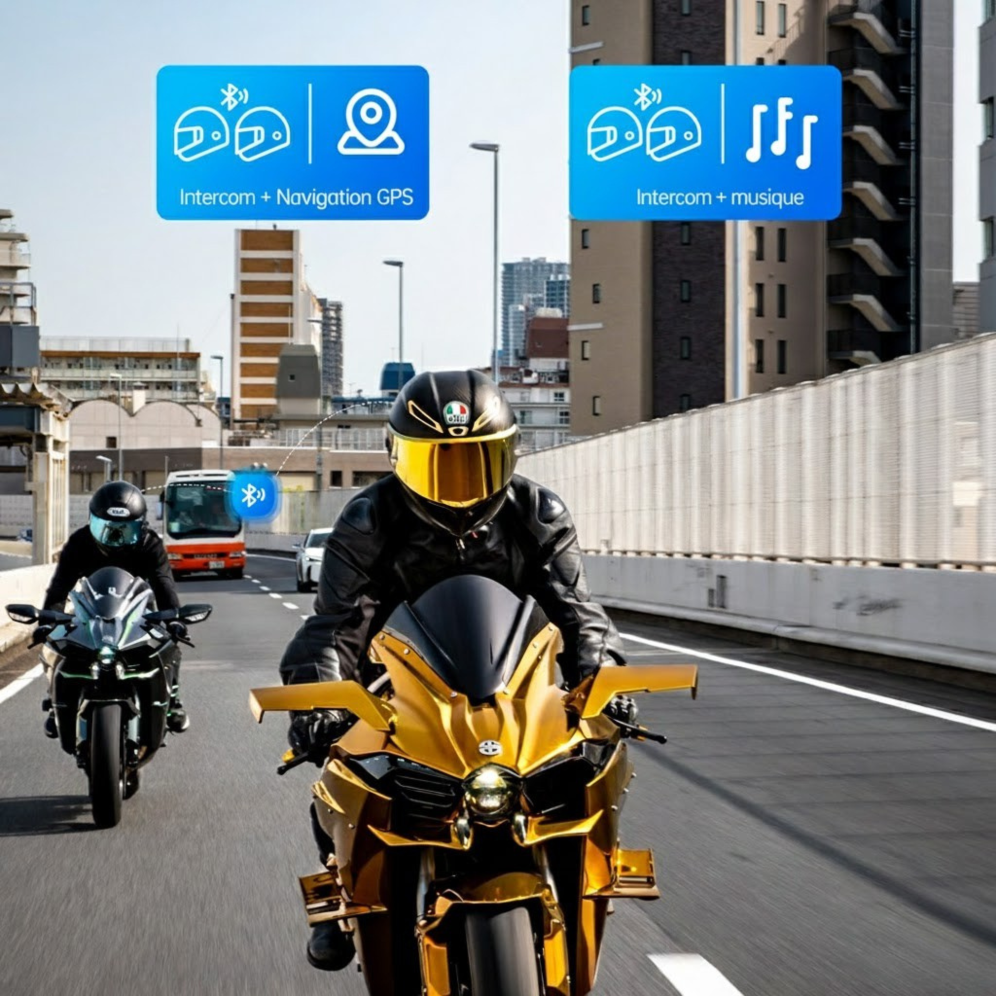 Intercom moto caméra FreedConn R3 Pro DUO - connectique USB-C
