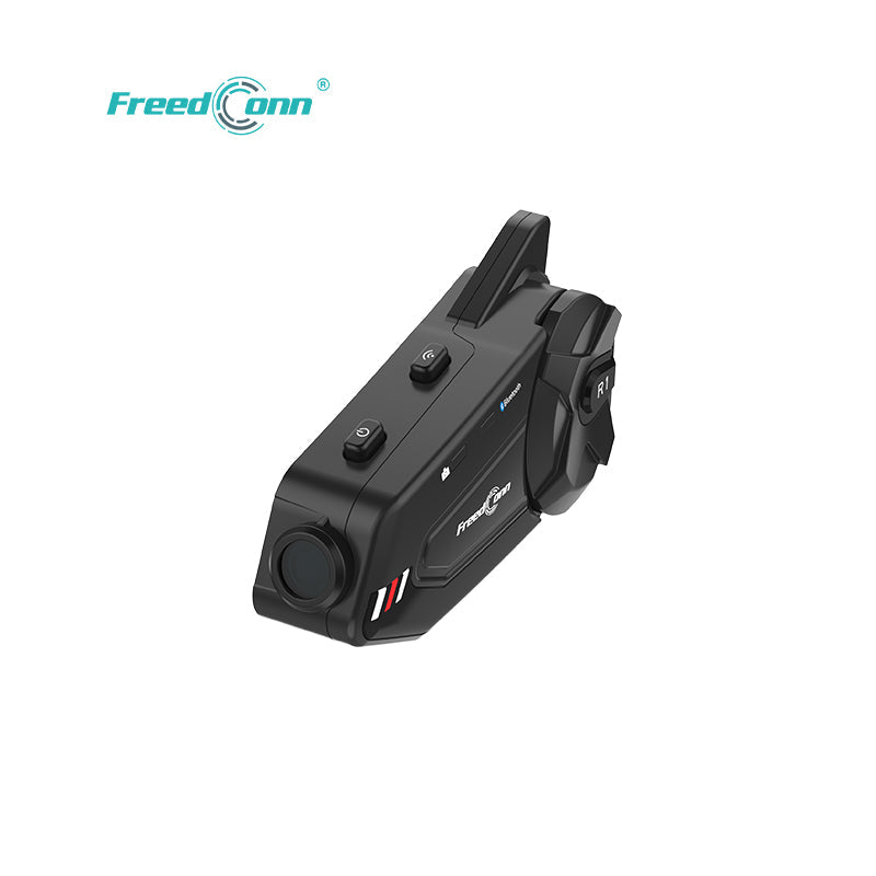 Intercom moto caméra FreedConn R1 Plus DUO - clip