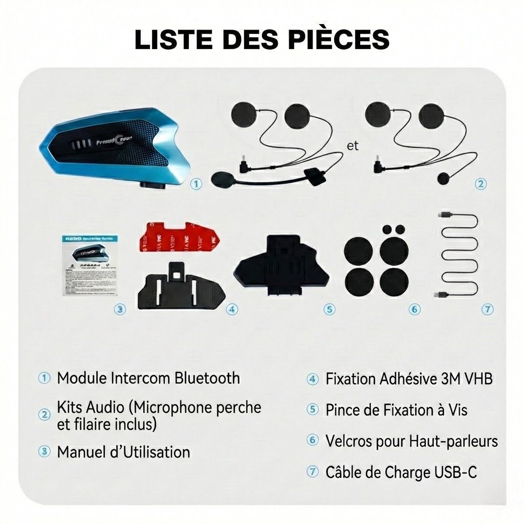Intercom moto FreedConn HERO - en utilisation