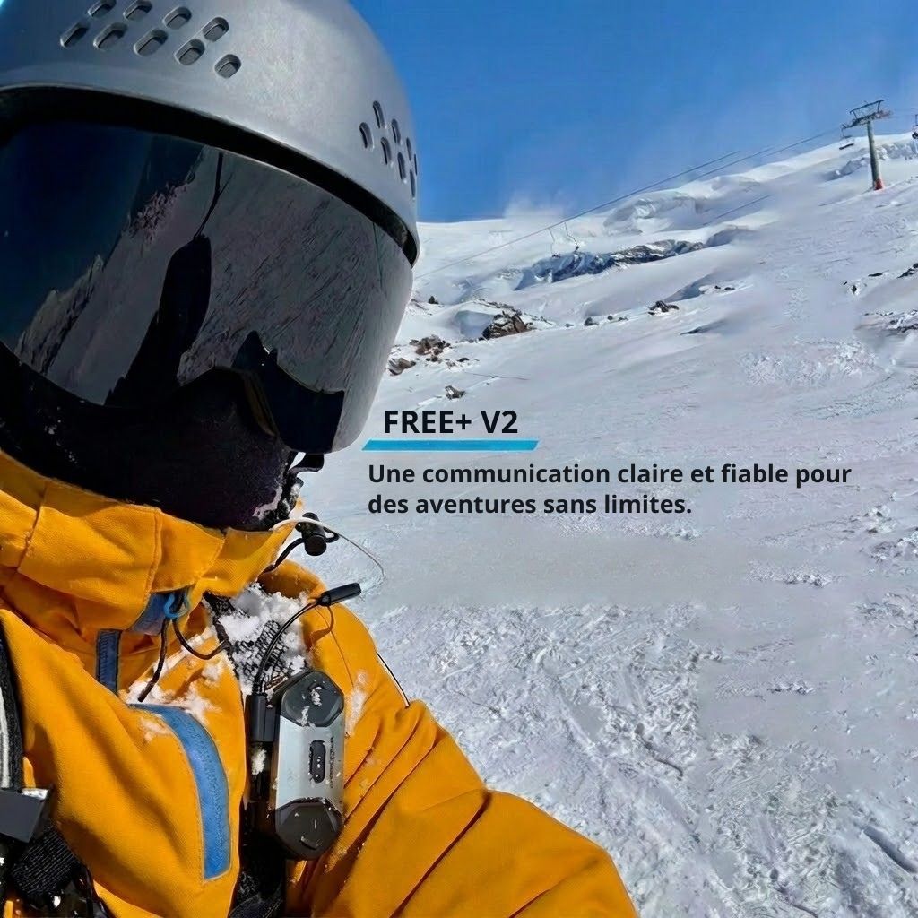 Intercom moto Mesh FreedConn FREE+ V2.0 - molette volume