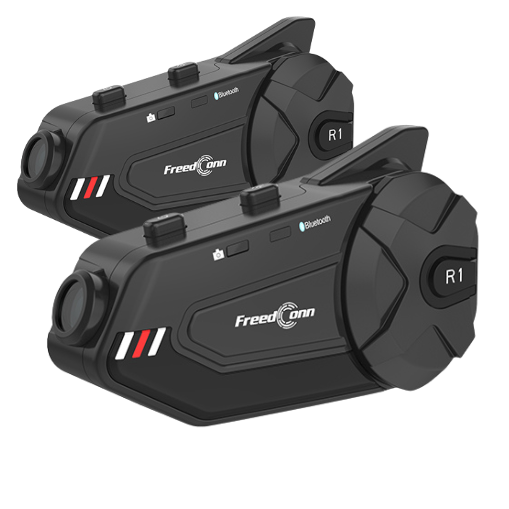 Intercom moto caméra FreedConn R1 Plus DUO - vue face