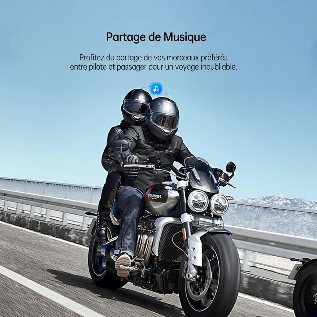 Intercom moto caméra FreedConn R3 Pro DUO - installation casque